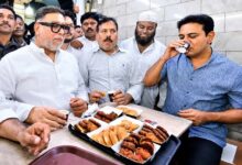 KTR Enjoys Irani Chai and Osmania Biscuits at Charminar Calls It an Essential Old City Experience